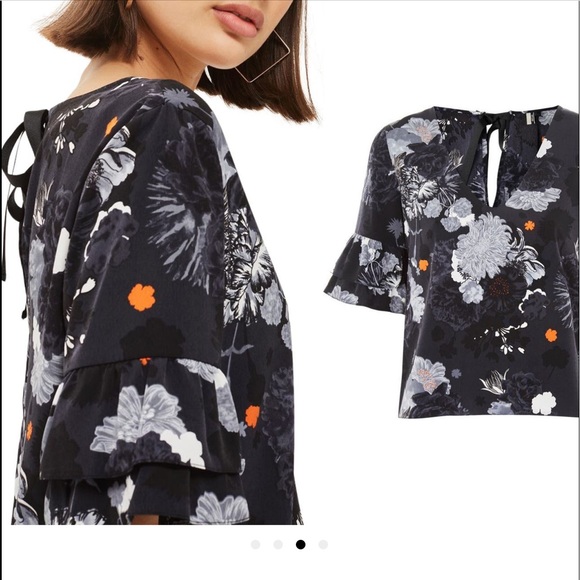 Too shop floral ruffle blouse - Picture 2 of 4